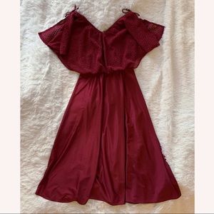 Vintage Flutter Sleeve Dress